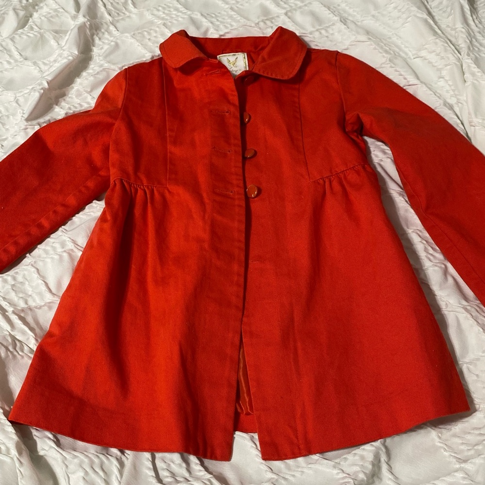 Girls orange jacket Gymboree